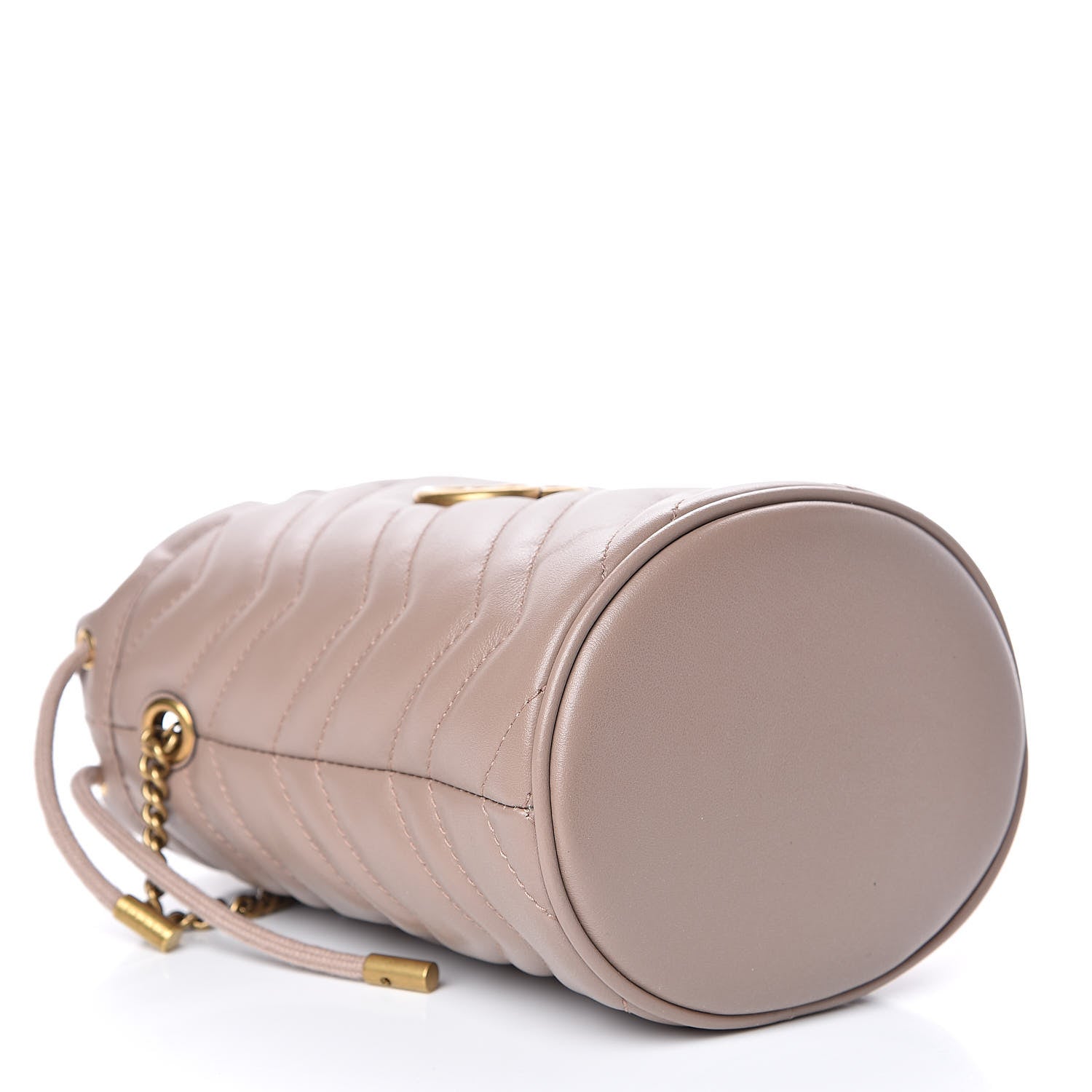 Gucci Calfskin Matelasse Mini GG Marmont 2.0 Bucket Bag Porcelain Rose 4 of 9