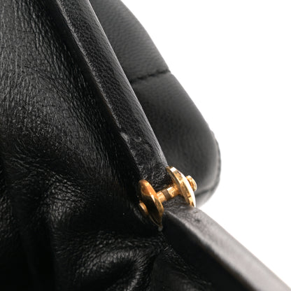 Chanel Lambskin Quilted Small Kisslock Bag Black 11 of 11