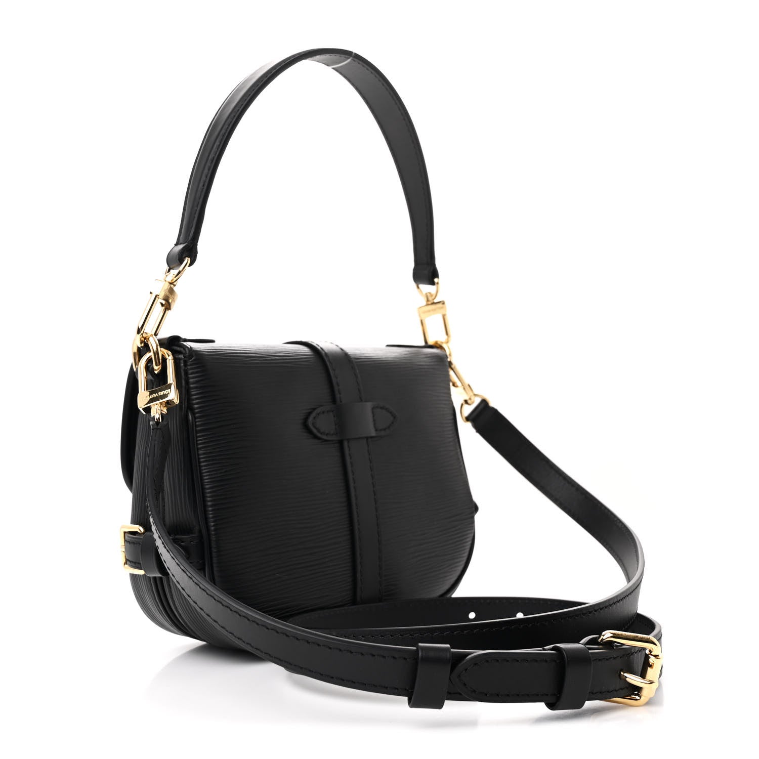 Louis Vuitton Epi Saumur BB Black 3 of 9
