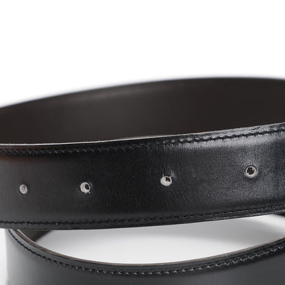 Hermes Box Swift 32mm H Belt 95 Black Chocolate 5 of 7