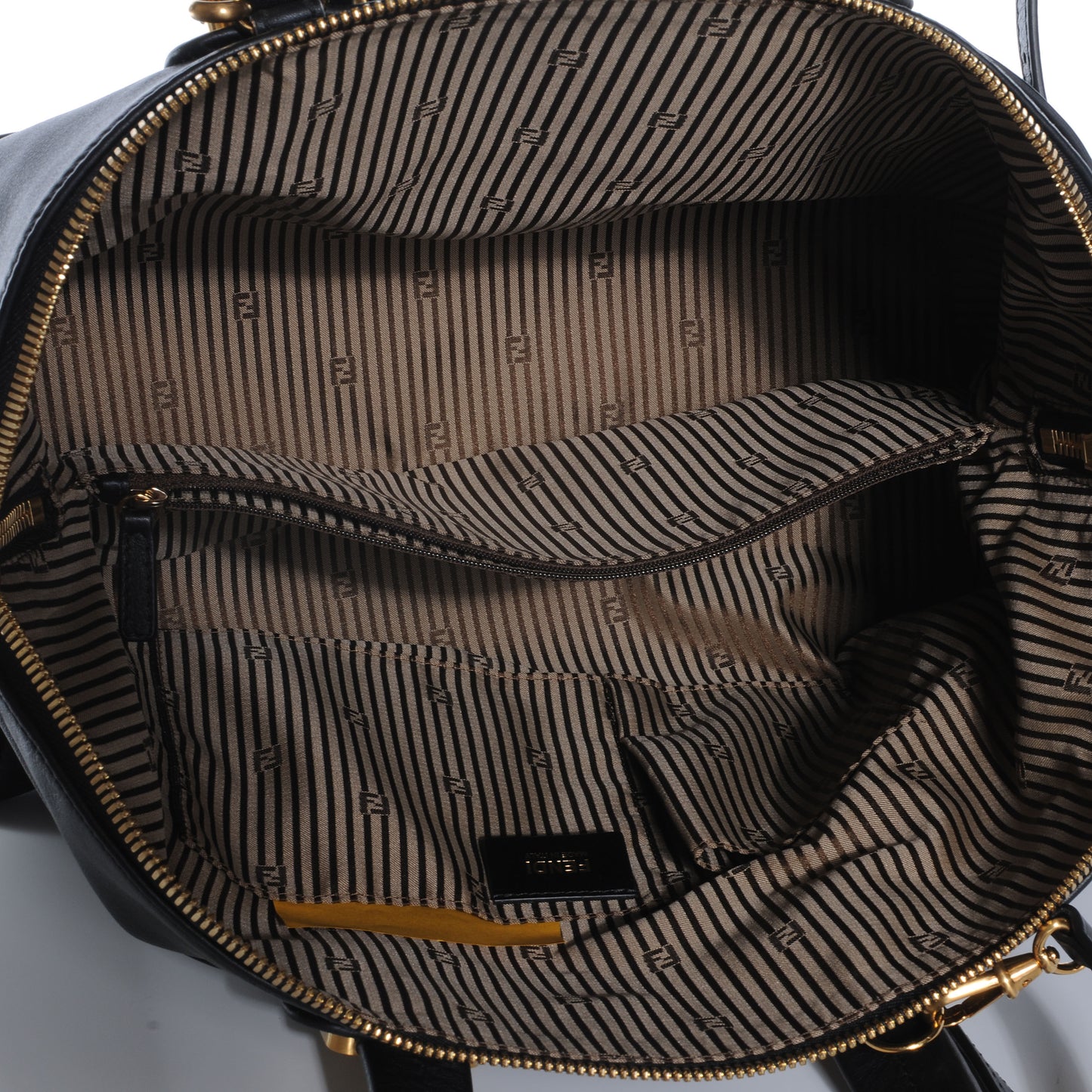 Leather Large Chameleon Duffel Black