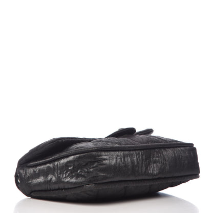 Chanel Coated Canvas Quilted Le Marais Flap Black 4 of 12