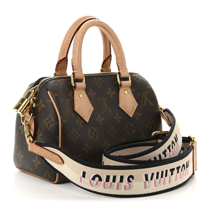 Louis Vuitton Monogram Speedy Bandouliere 20 Black 3 of 9