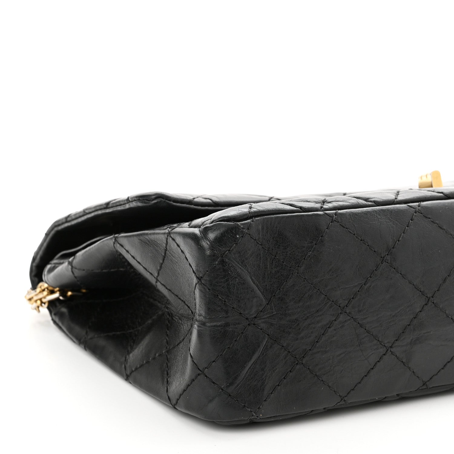 Chanel Aged Calfskin Quilted 2.55 Reissue 226 Flap Black 9 of 10