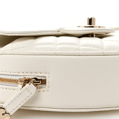 Chanel Lambskin Quilted CC In Love Heart Bag White 9 of 10