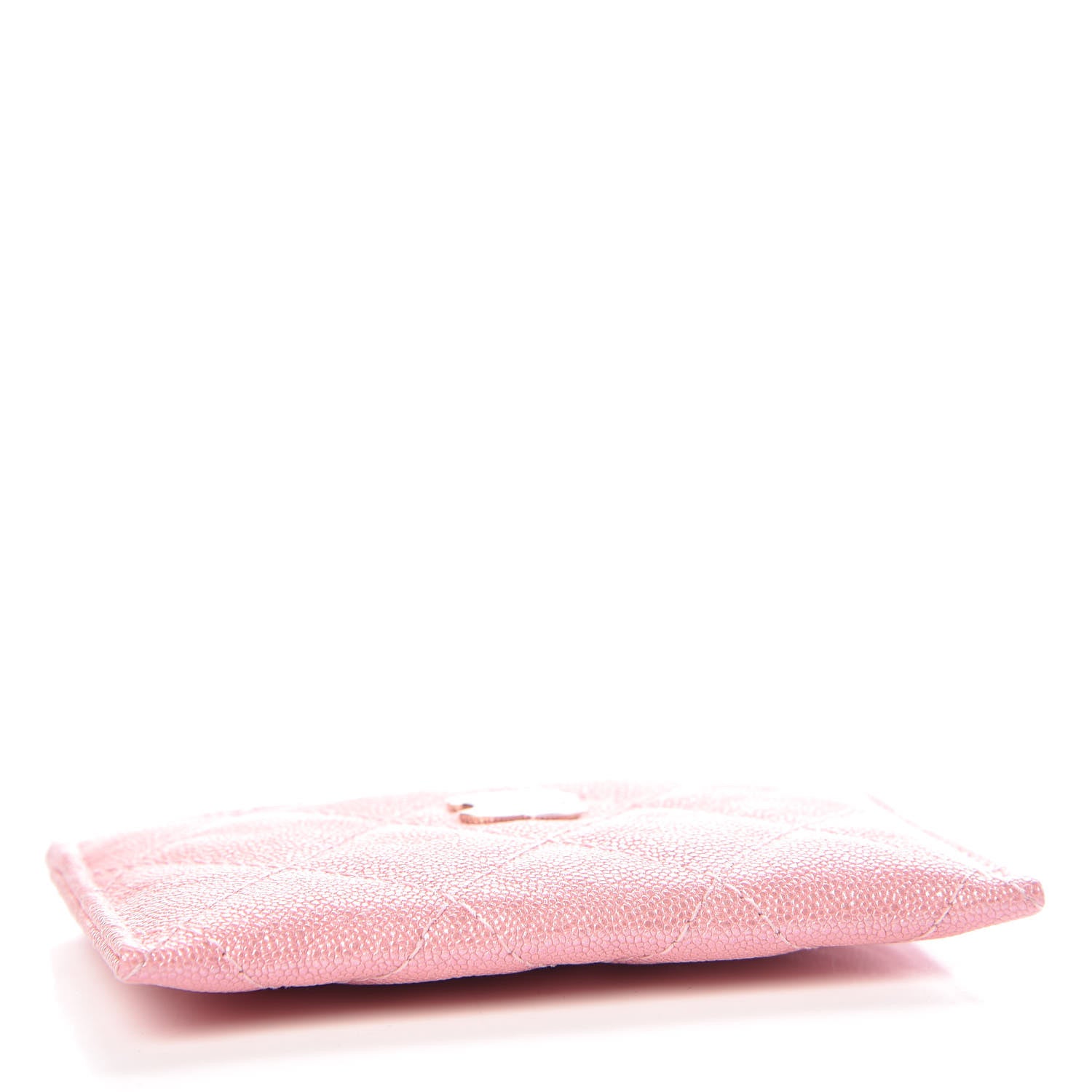 Chanel Iridescent Caviar Quilted Card Holder Rose Pink 4 of 9
