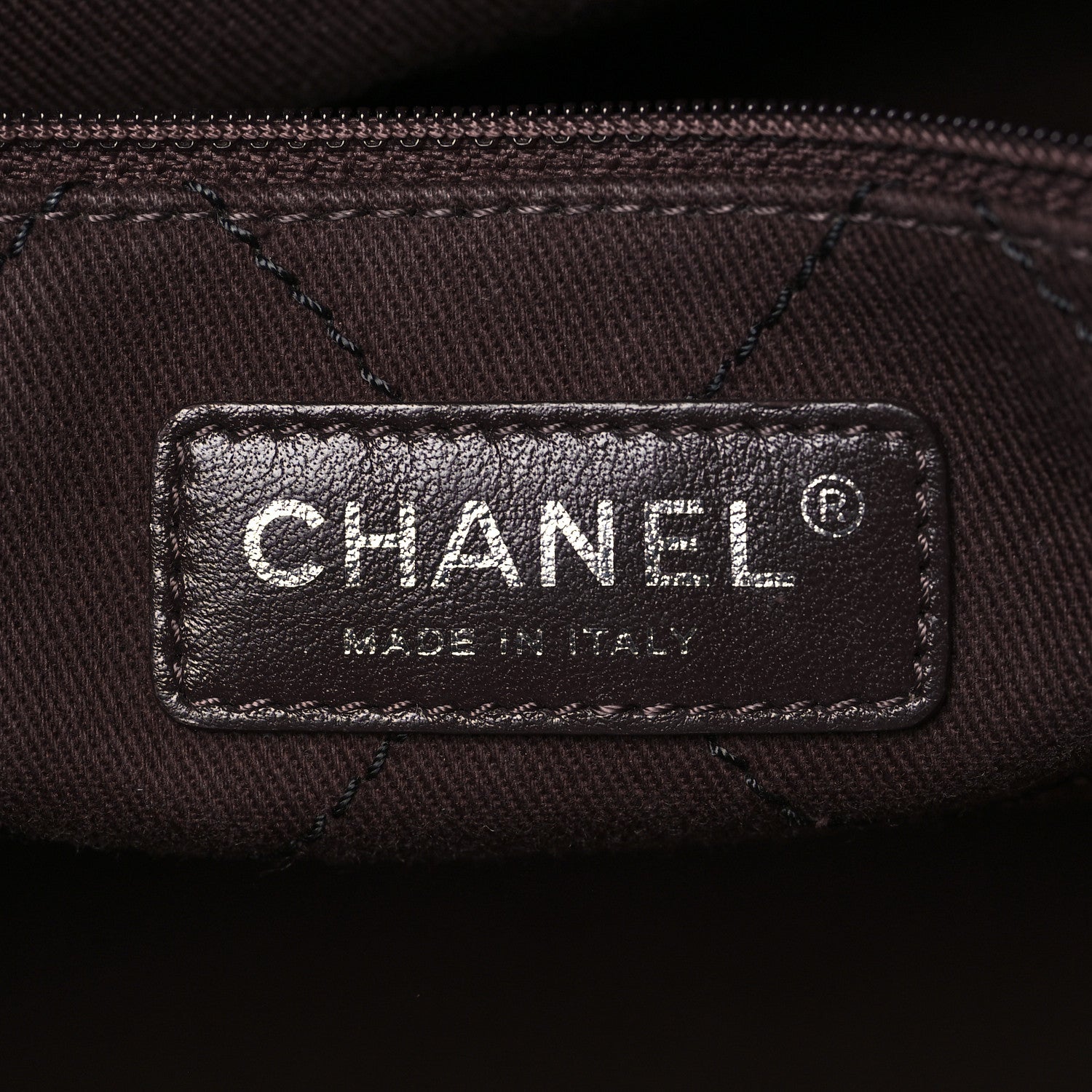 Chanel Grained Calfskin Quilted Small Daily Shopping Tote Black 6 of 10