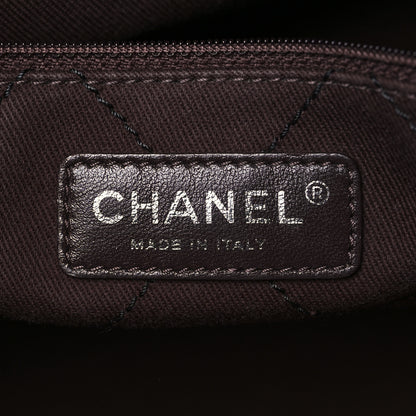 Chanel Grained Calfskin Quilted Small Daily Shopping Tote Black 6 of 10