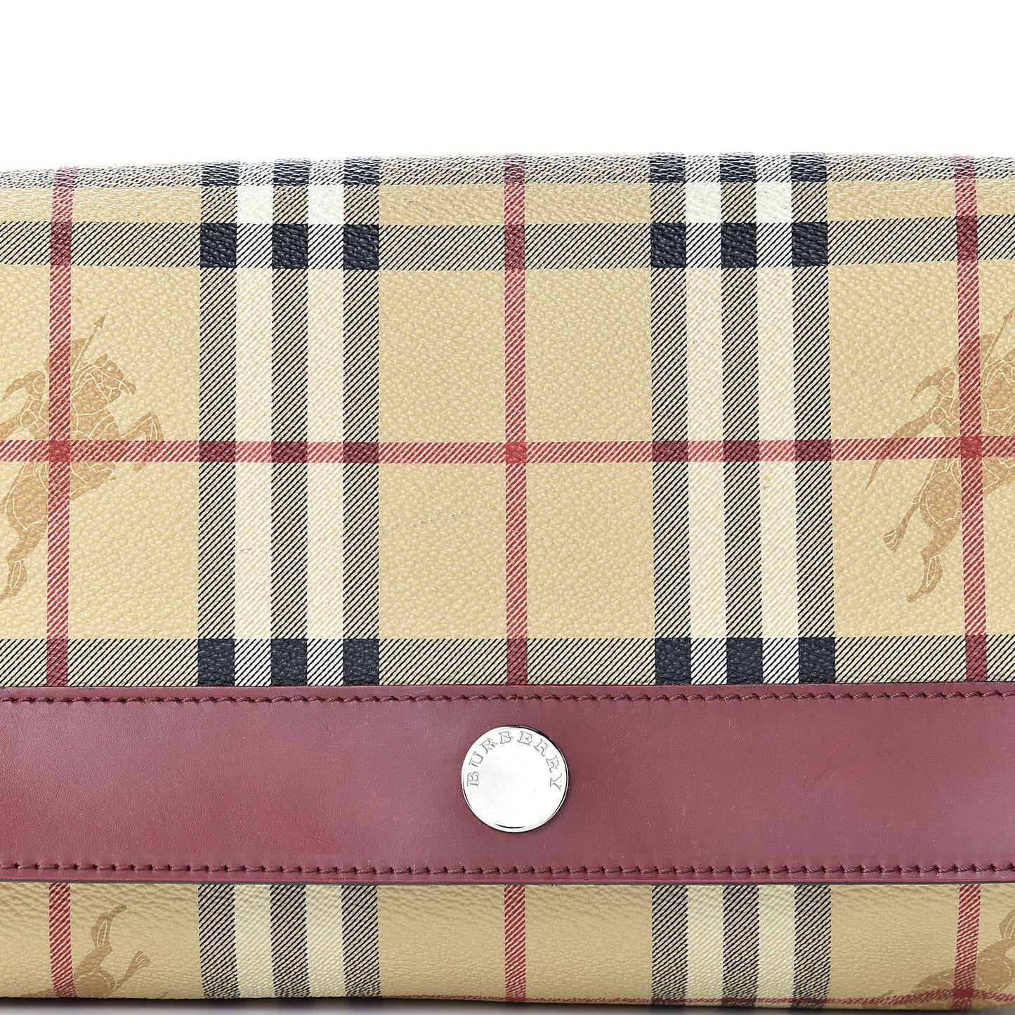 Haymarket Check Shoulder Bag Red