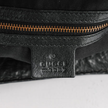 Gucci Monogram Large Jockey Hobo Black 7 of 8