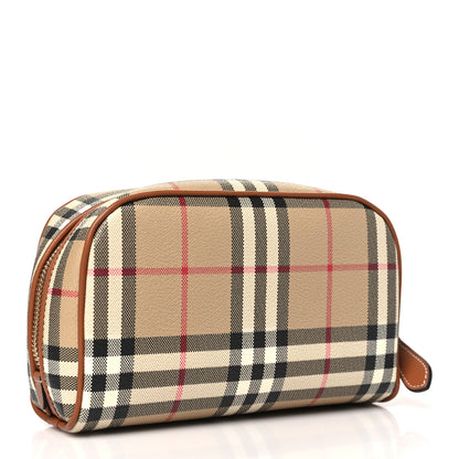 Burberry House Check Small Cosmetic Pouch Archive Beige 3 of 10