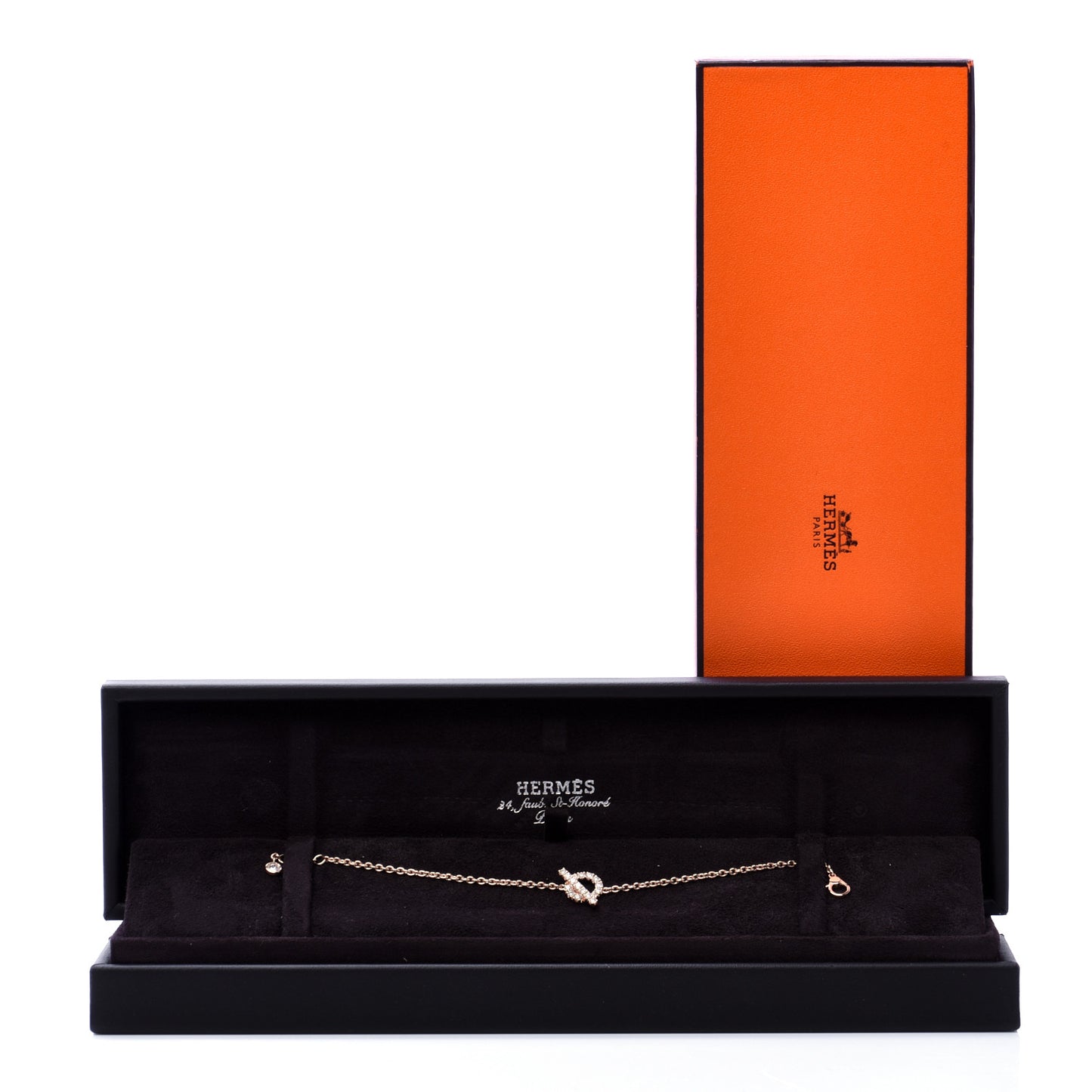 18K Rose Gold Diamond Finesse Bracelet SH