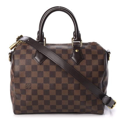 Louis Vuitton Damier Ebene Speedy Bandouliere 25 1 of 10