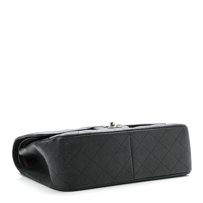 Chanel Caviar Quilted Jumbo Double Flap Black 4 of 11