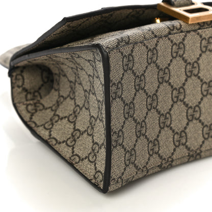 Balenciaga X GUCCI GG Supreme Monogram Small Hourglass Top Handle Bag Beige Ebony 9 of 11
