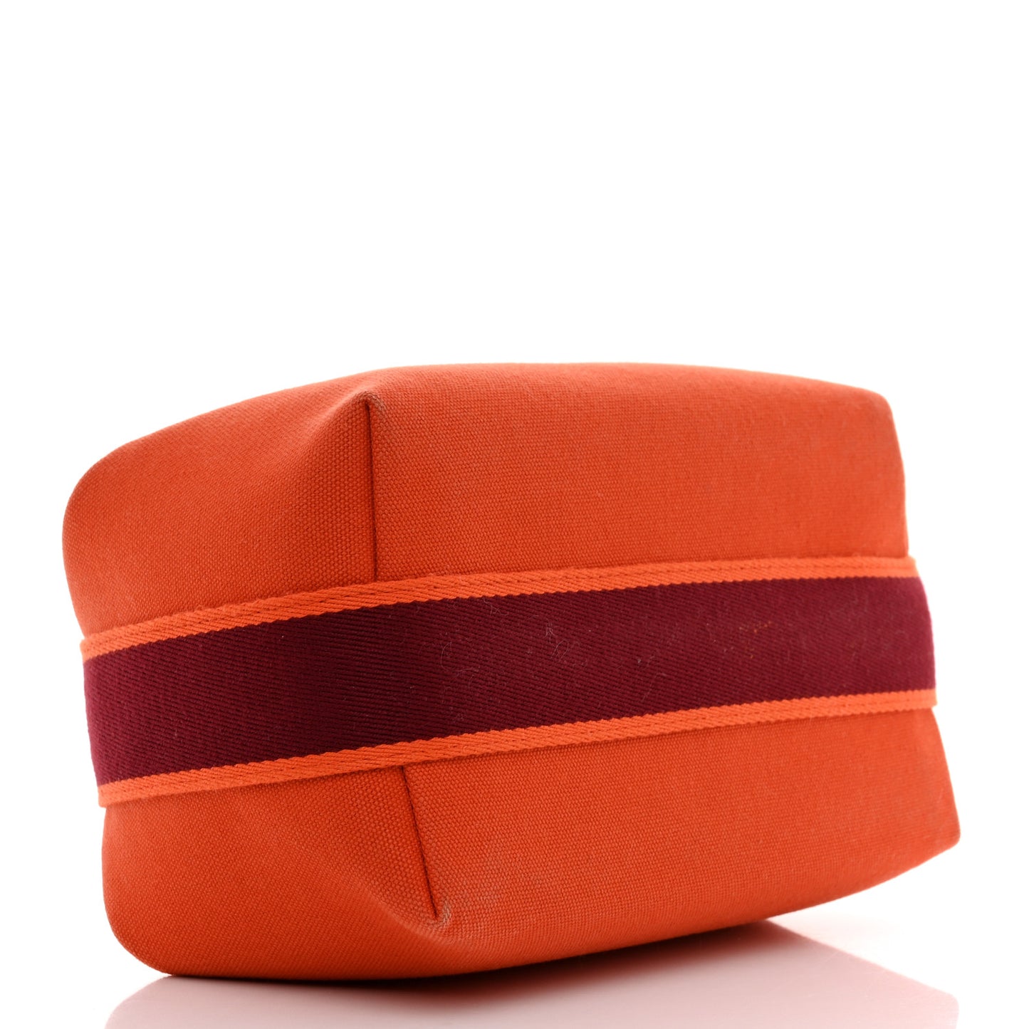 Canvas Small Bride-A-Brac Pouch Orange Burgundy