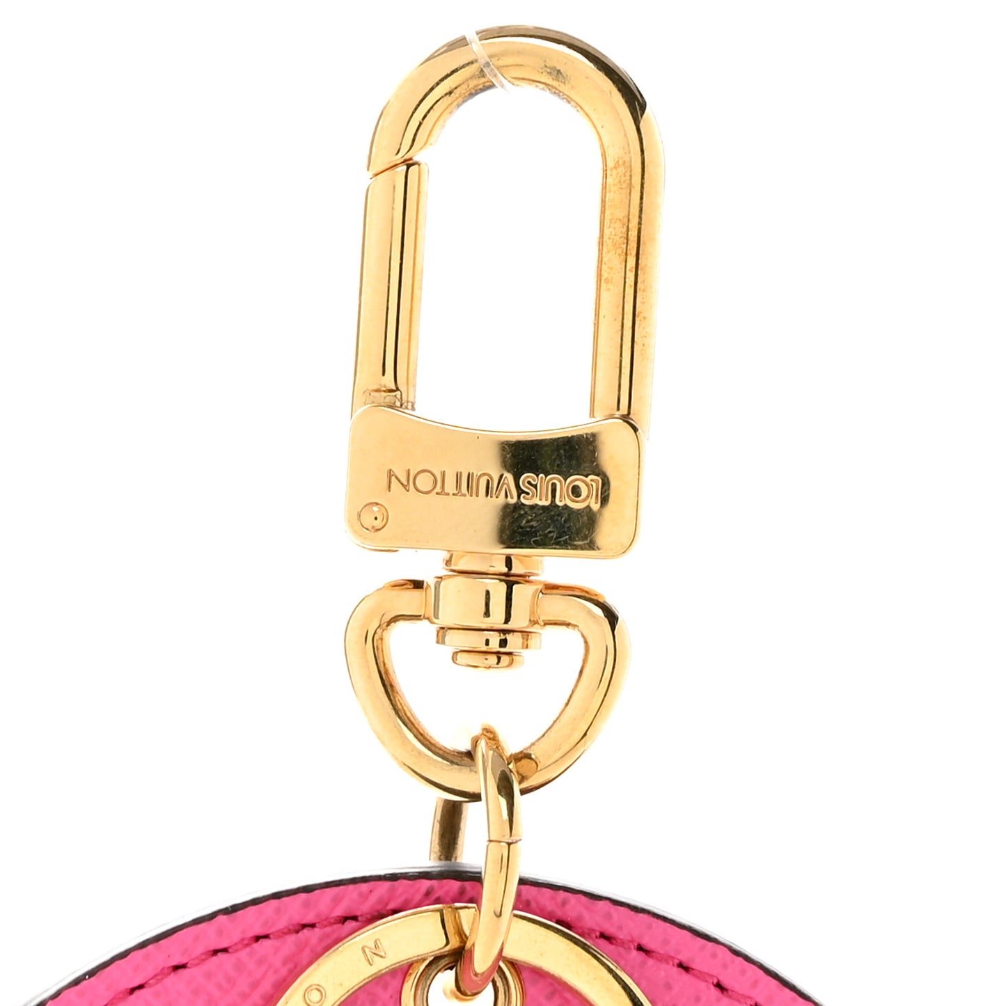 Monogram 2022 Christmas Animation Seoul Bag Charm Key Ring Light Pink