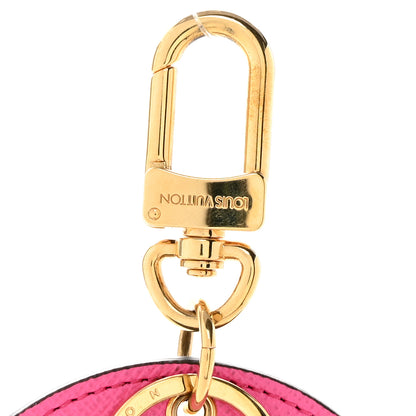 Louis Vuitton Monogram 2022 Christmas Animation Seoul Bag Charm Key Ring Light Pink 4 of 4
