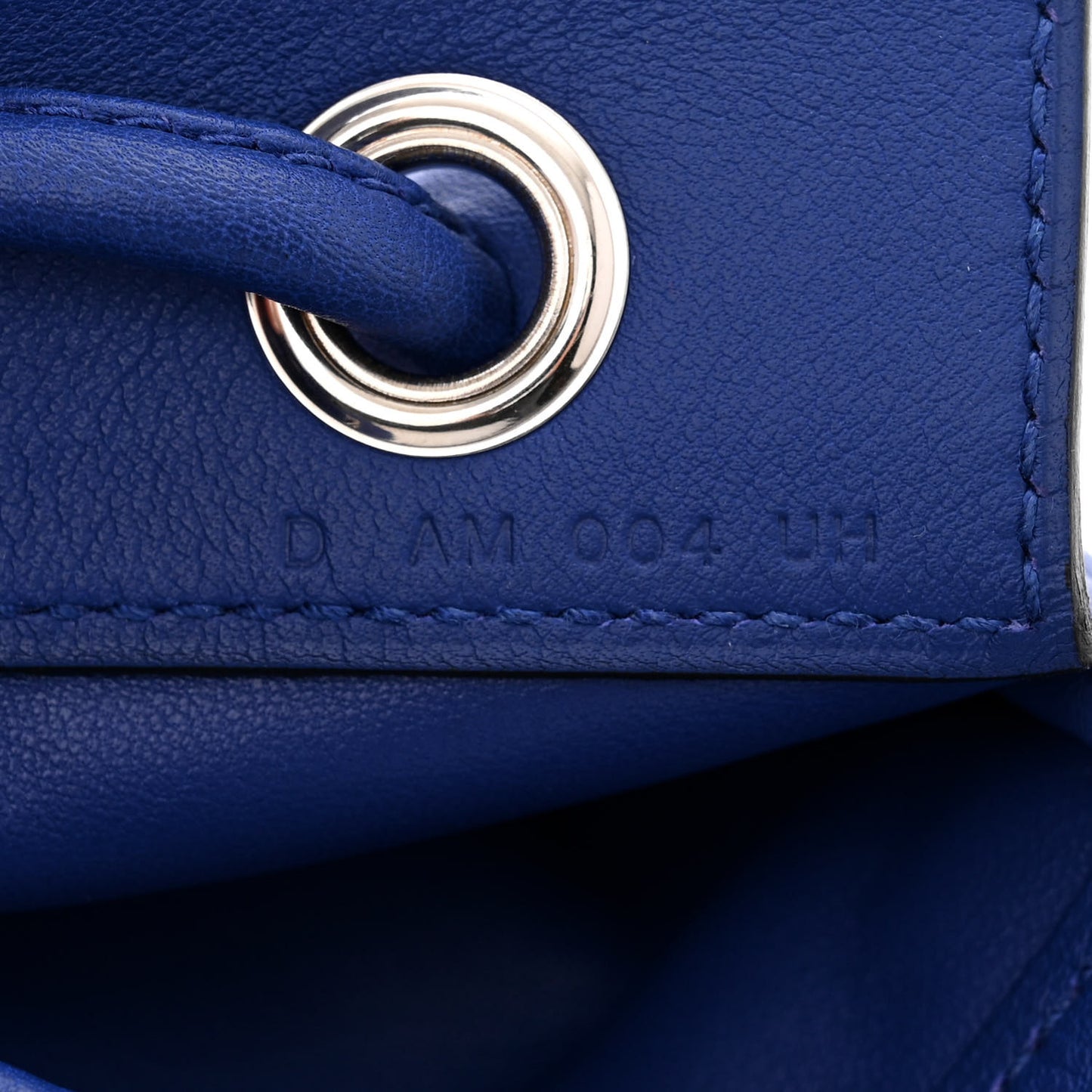 Milo Lambskin Swift Mini Aline Bleu Electrique