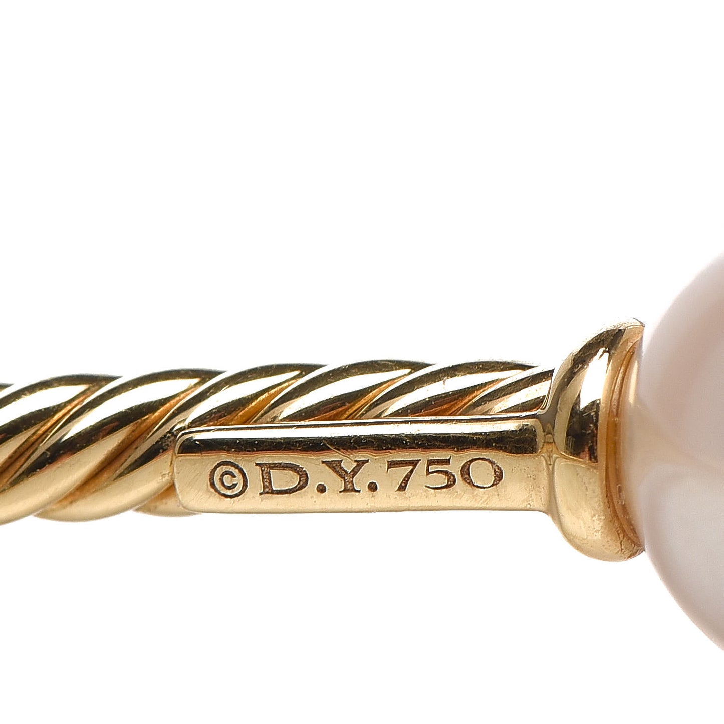 18K Yellow Gold Pearl 8.5mm Solari Bracelet