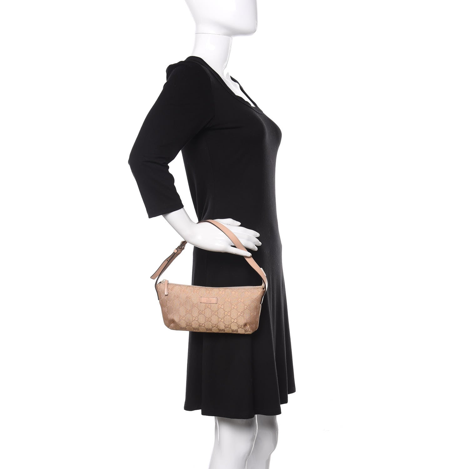 Gucci Monogram Pretty Boat Pochette Pink 2 of 11