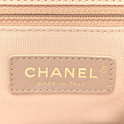 Chanel Shiny Caviar Quilted Chain Melody Backpack White 6 of 10