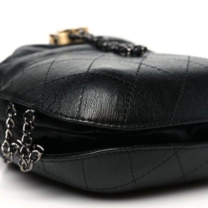Chanel Calfskin Quilted Small Gabrielle Bucket Black 9 of 10