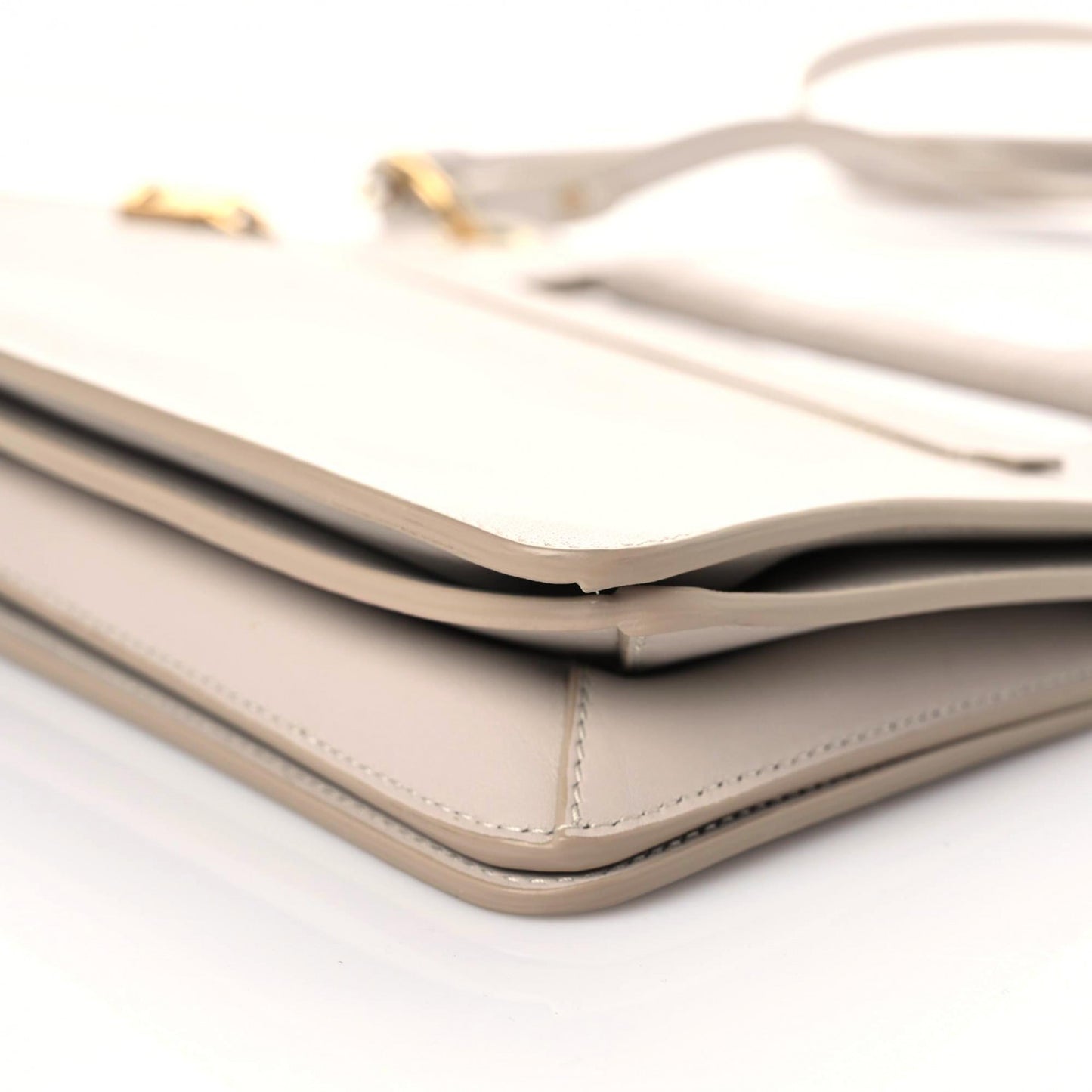 Calfskin Medium Whip Top Handle Crossbody Natural