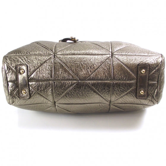 Metallic Patchwork Stam Bronze