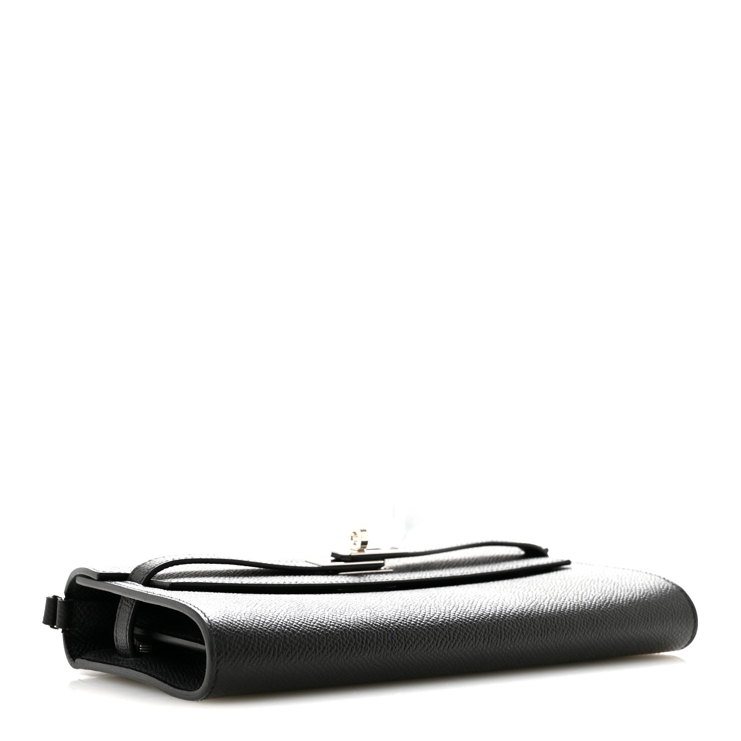 Hermes Epsom Kelly Wallet To Go Black 4 of 11