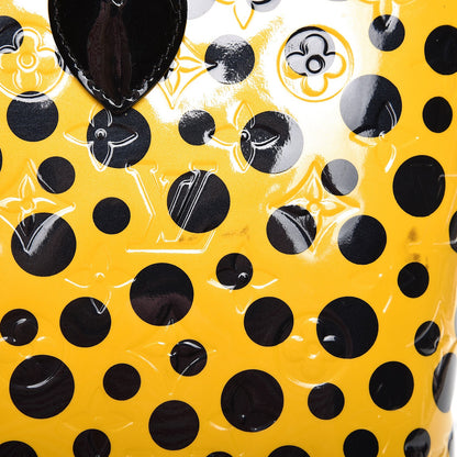 Louis Vuitton Vernis Kusama Infinity Dots Lockit MM Yellow 7 of 10