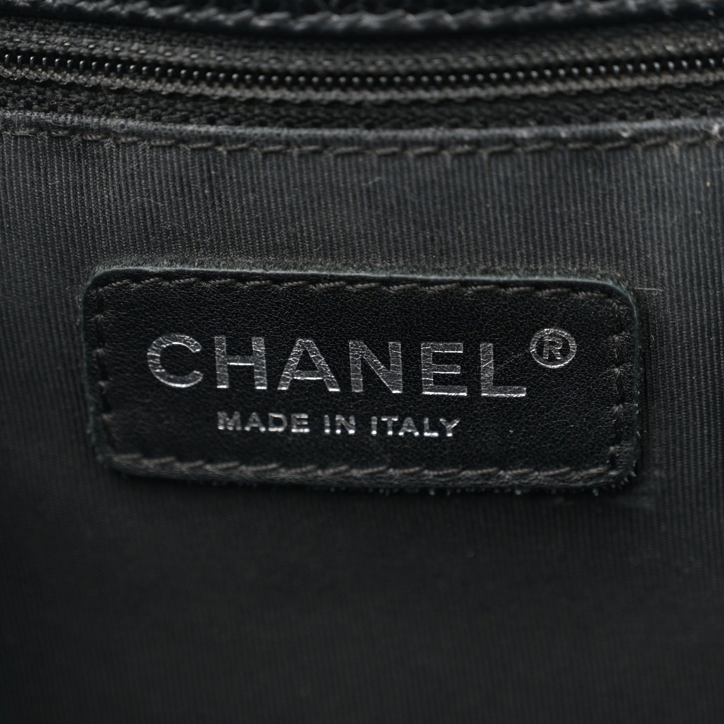 Caviar Quilted Grand Shopping Tote GST Black