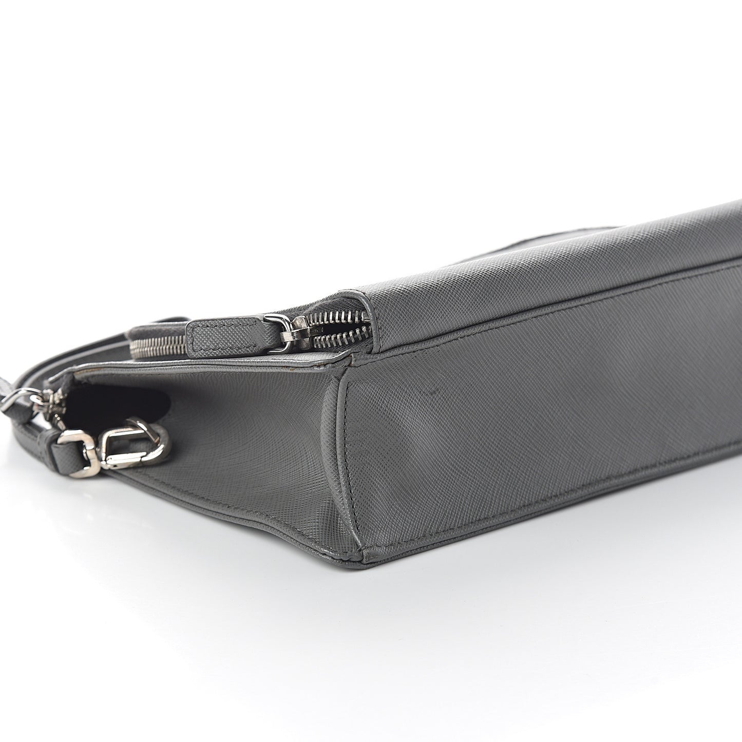 Saffiano Travel Wristlet Bag Marmo