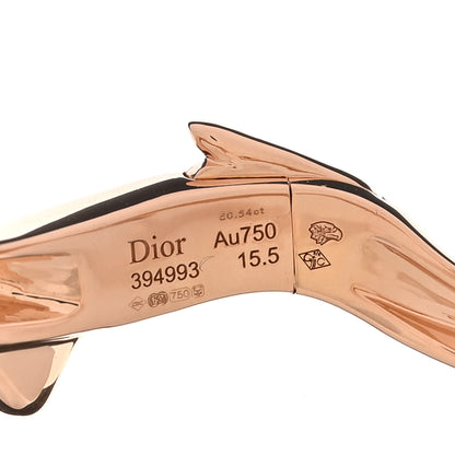 Christian Dior 18K Rose Gold Diamond Bois de Rose Bracelet 3 of 5
