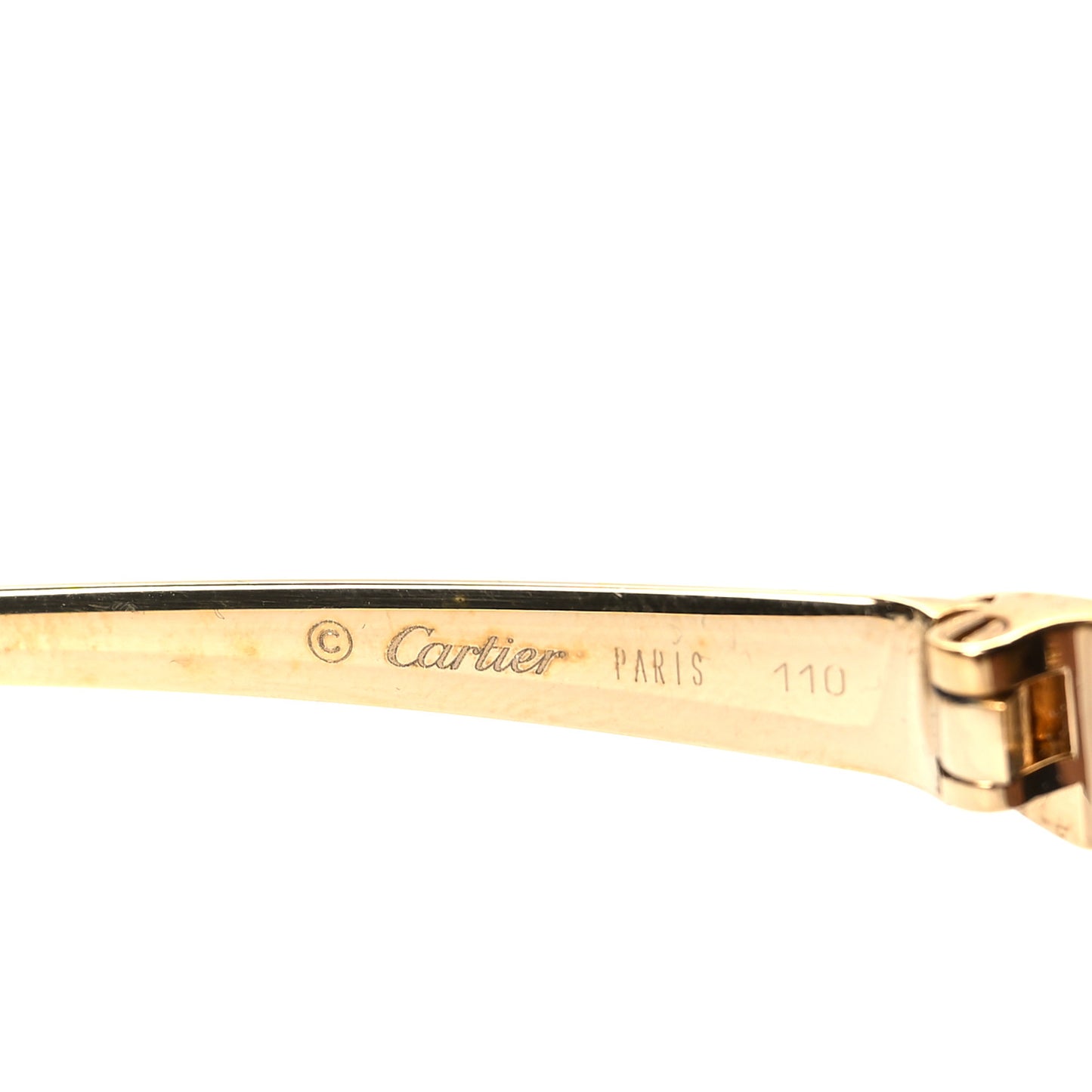 Panthere De Cartier Sunglasses Gold