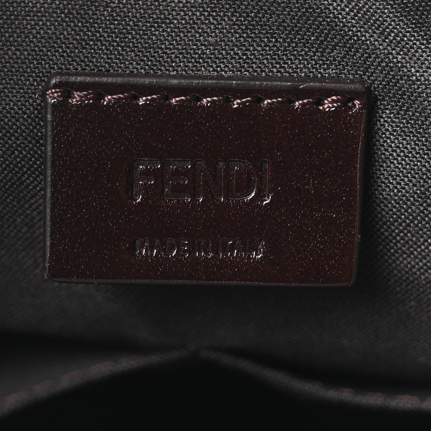 Fendi Vitello King Fabric Jacquard FF 1974 Messenger Tobacco Moro Sand 6 of 10