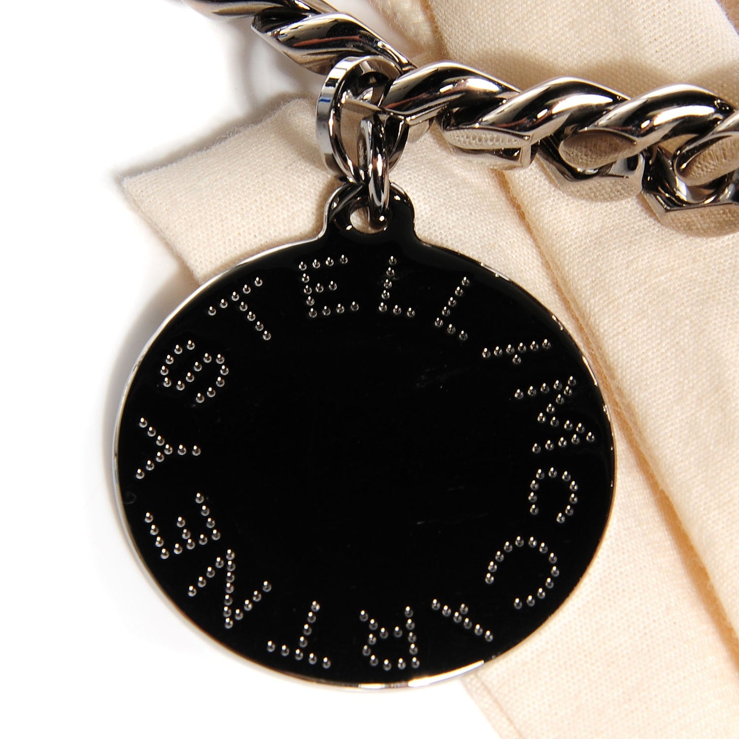 Stella McCartney Woven Boucle Fold Over Falabella Clutch 6 of 7