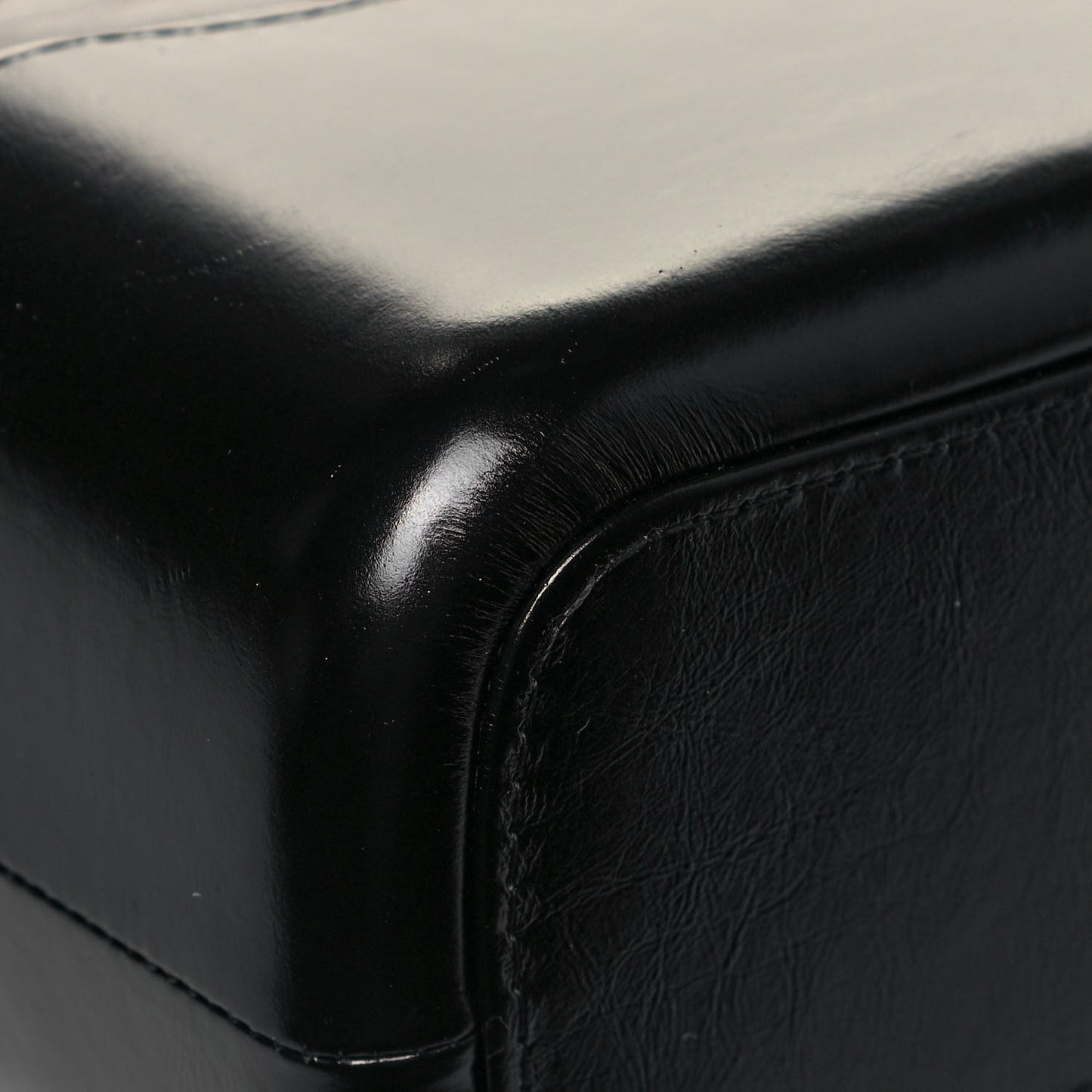 Aged Calfskin Quilted Medium Gabrielle Hobo Black