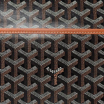 Goyard Goyardine Jouvence MM Toiletry Pouch Black Gold 6 of 8