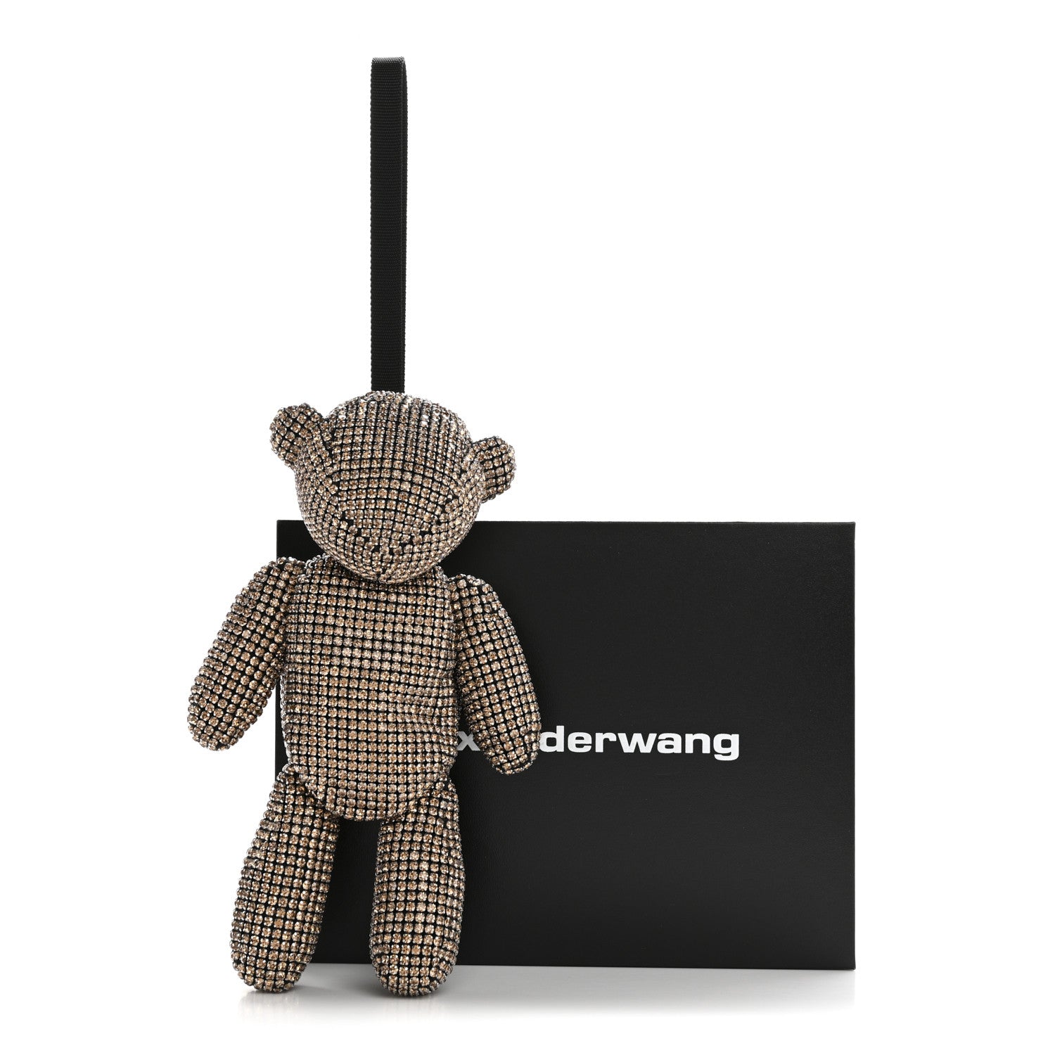 Alexander Wang Crystal Mesh Beiress Wristlet Cognac 10 of 10