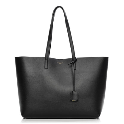 Saint Laurent Calfskin Large Shopping Tote Black 1 of 8