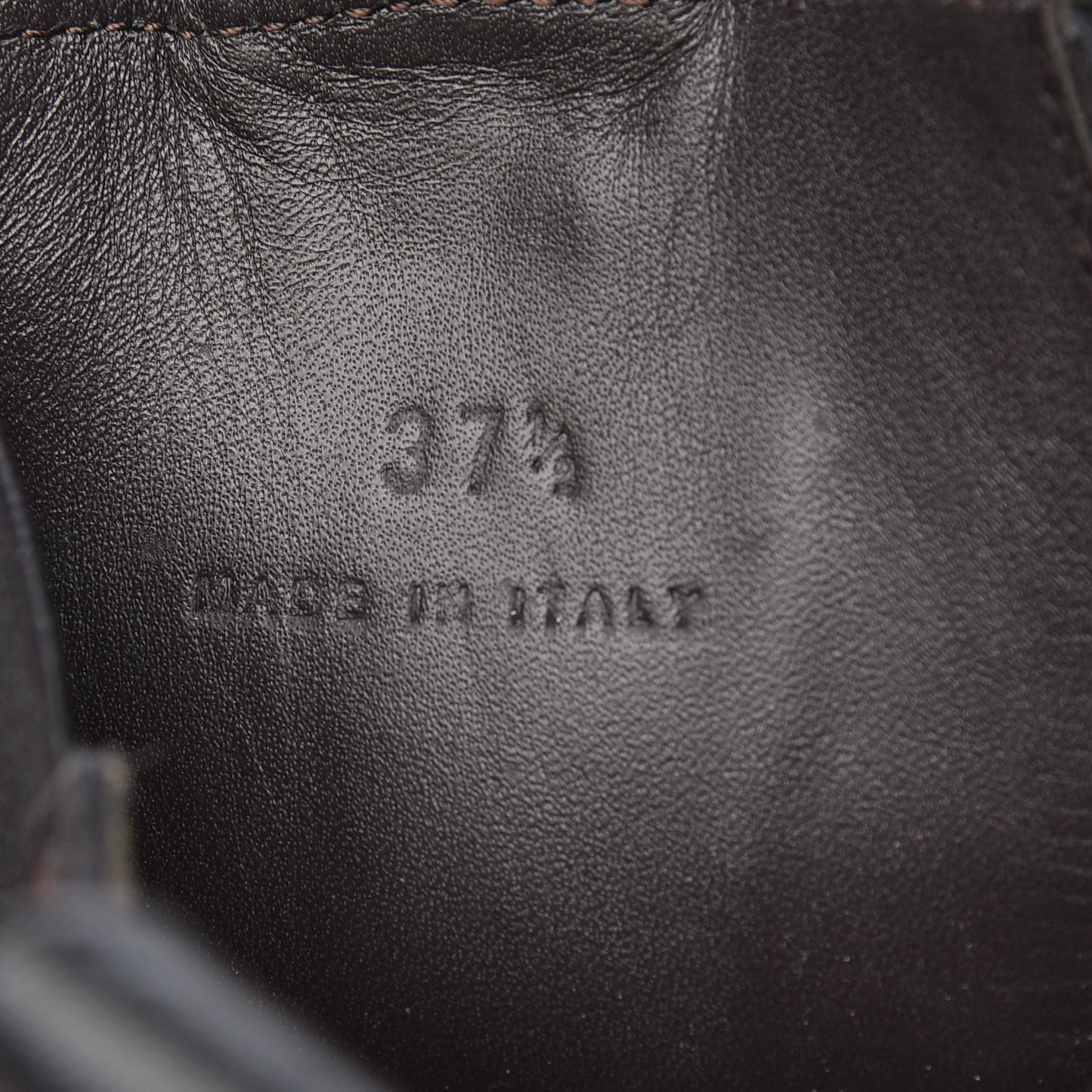 Calfskin The Tire Chelsea Boots 37.5 Black Transparent