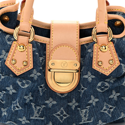 Louis Vuitton Monogram Denim Pleaty Blue 7 of 10