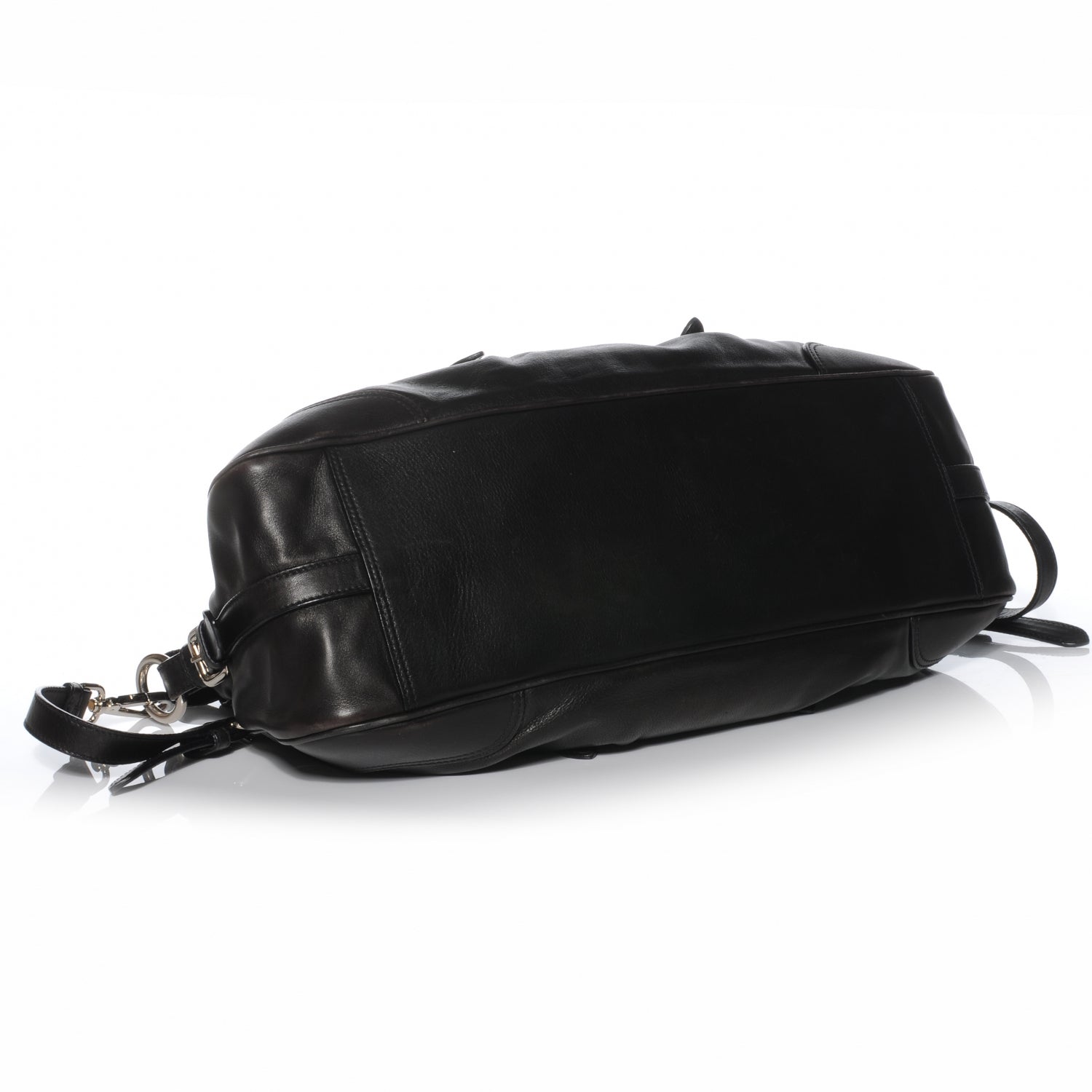 Prada Vitello Soft Shopping Satchel Black 5 of 8