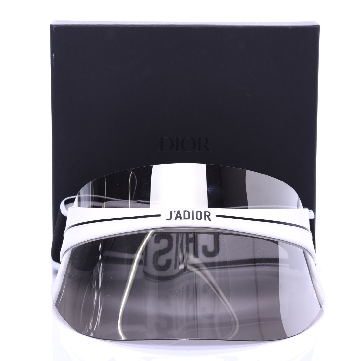 Christian Dior Mirrored DiorClub1 Sun Visor Black 8 of 8