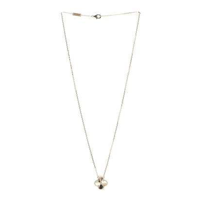 Van Cleef & Arpels 18K Yellow Gold Guilloche Vintage Alhambra Pendant Necklace 3 of 8