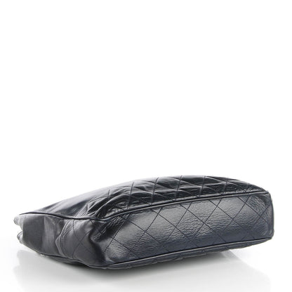 Chanel Lambskin Shoulder Bag Navy 4 of 7