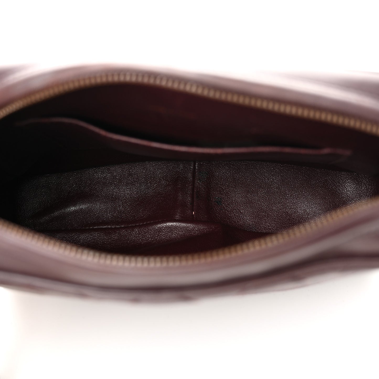 Lambskin Quilted Tassel CC Camera Case Burgundy