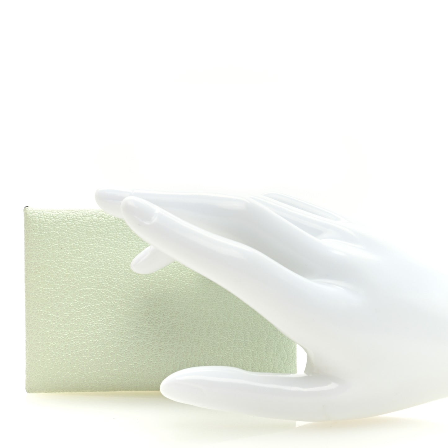 Chevre Mysore Verso Calvi Card Case Vert Fizz Bleu Zephyr