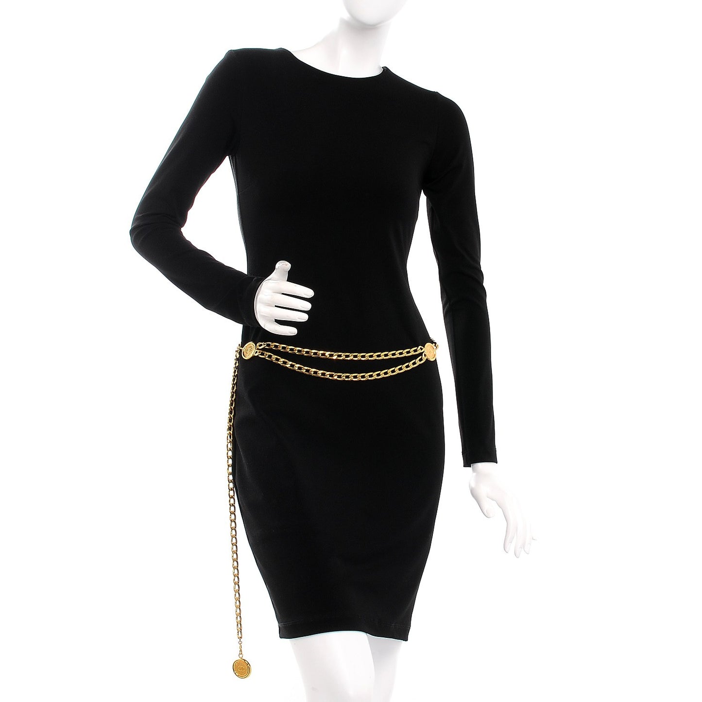Chain 31 Rue Cambon Medallion Belt Gold